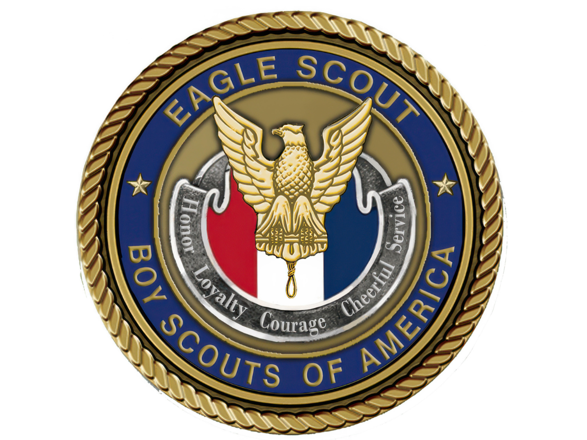 An Eagle Scout recognized by League City Lodge No. 1053.