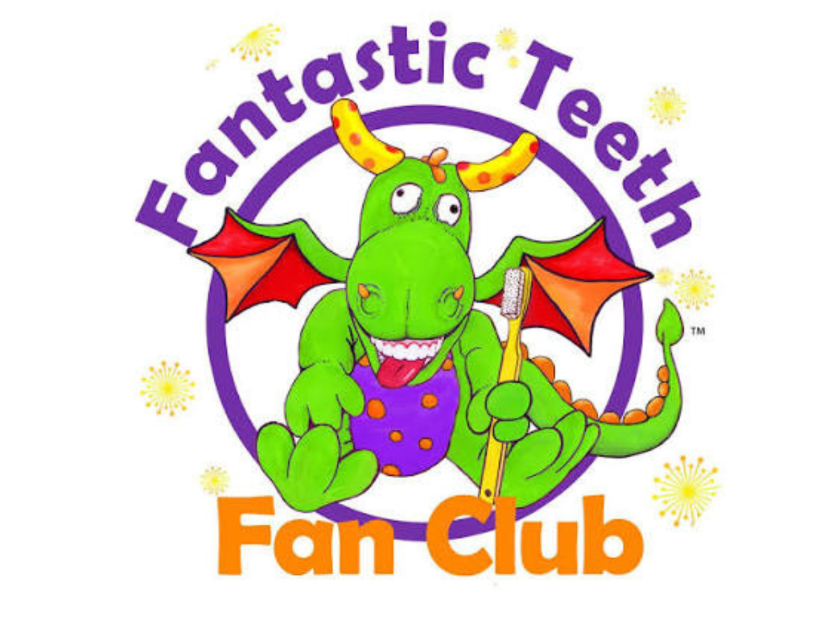 Fantastic Teeth program graphic: smiling children promoting dental health.